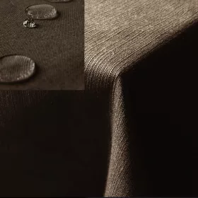   Fata de masa rotunda Leinenlook Jemidi, 220 cm, Maro, Poliester, 55262.18.20