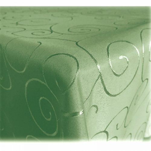 Fata de masa cu ornament Jemidi, 160 x 220 cm, Verde, Poliester, 55264.50.14