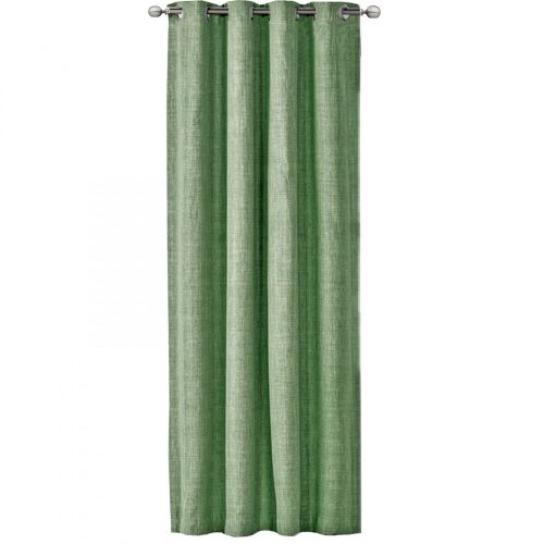 Draperie Elfie Opac cu inele Jemidi, 140 x 245 cm, Verde, Poliester, 55279.79.01