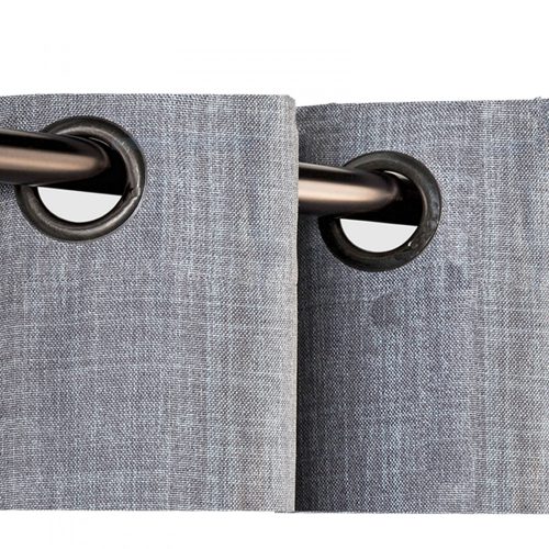 Draperie Elfie Opac cu inele Jemidi, 140 x 245 cm, Verde, Poliester, 55279.79.01