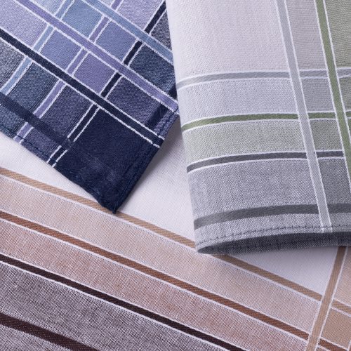 Set 12 Batiste de panza Jemidi, 40 x 40 cm, Multicolor, Bumbac, 55059.01