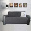 Husa de canapea reversibila Sherpa Jemidi, 191 x 279 cm, Gri, Poliester, 55063.01