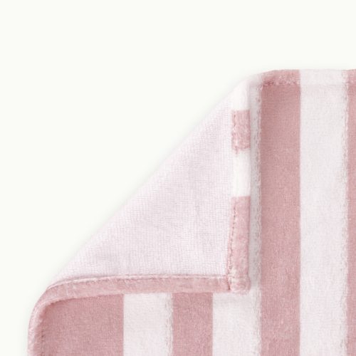 Prosop de plaja Homelevel, 90 x 180 cm, Roz / Alb, Bumbac / Poliester, 54897.02