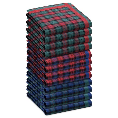 Set 12 Batiste de panza Jemidi, 30 x 30 cm, Multicolor, Bumbac, 55064.05