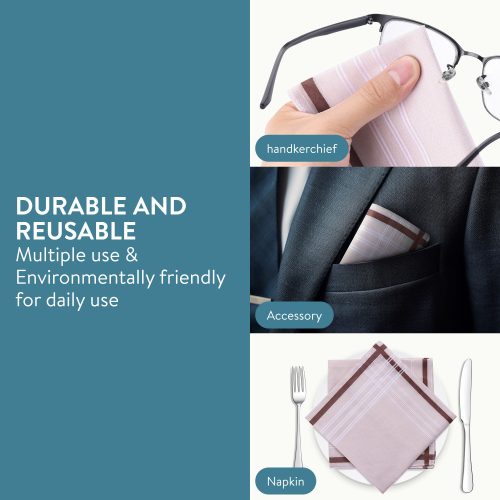 Set 12 Batiste de panza Jemidi, 40 x 40 cm, Multicolor, Bumbac, 55059.14