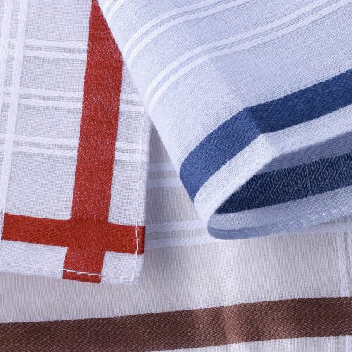 Set 12 Batiste de panza Jemidi, 40 x 40 cm, Multicolor, Bumbac, 55059.14