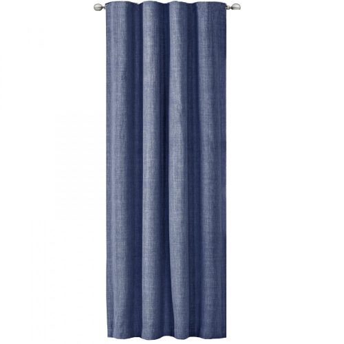 Draperie Elfie Opac cu rejansa Jemidi, 140 x 245 cm, Albastru, Poliester, 55333.04