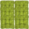 Set 6 Perne pentru scaun Jemidi, 38 x 38 cm, Verde, Poliester / Bumbac, 55316.07.07