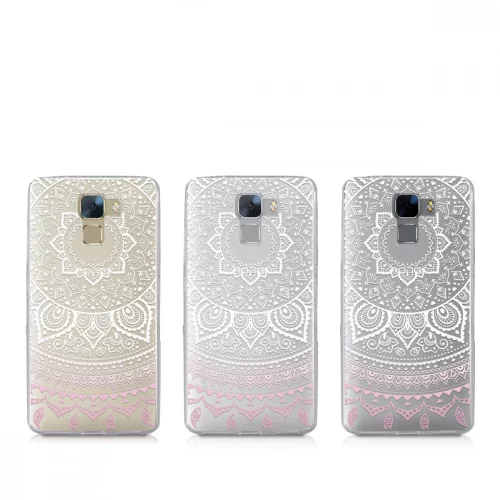 Husa pentru Huawei Honor 7, Silicon, Roz, 35164.01