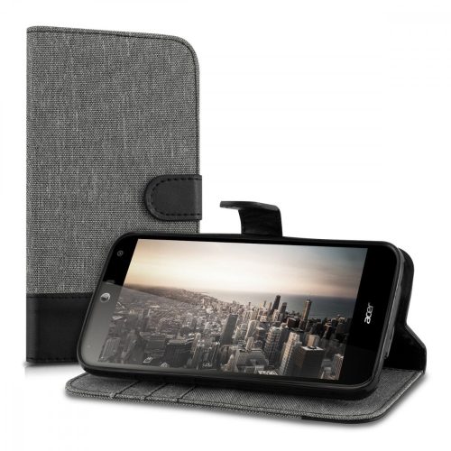 Husa pentru Acer Liquid Z630, Textil, Gri, 37525.22