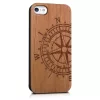 Husa pentru Apple iPhone 5 / iPhone 5s / iPhone SE, Lemn, Maro, 38451.24