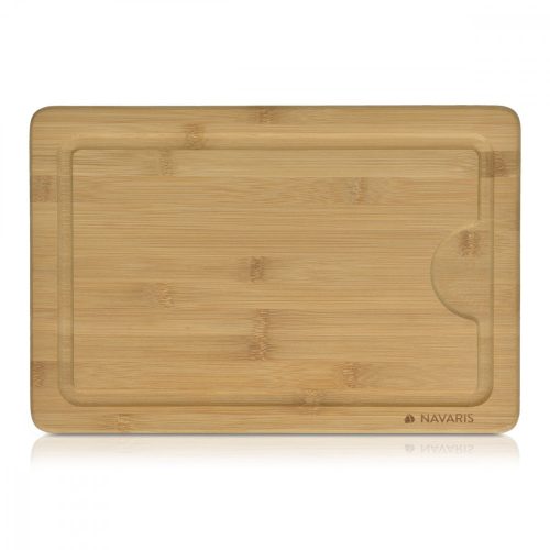 Tocator de bucatarie din bambus, 35 x 23,5 x 1,8 cm, 39539