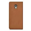 Husa pentru ZTE Blade V7, Piele ecologica, Maro, 38684.83