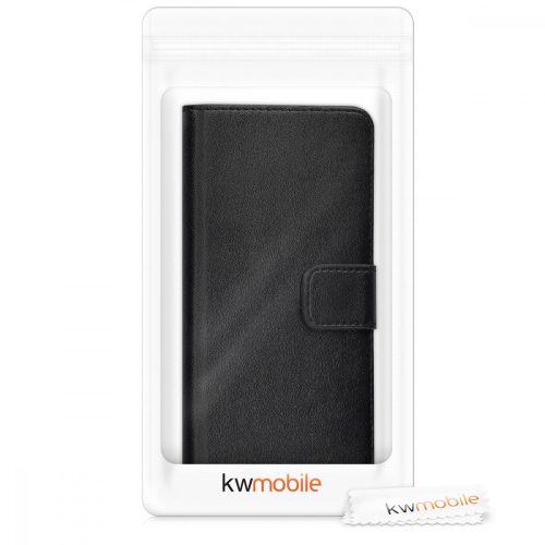 Husa pentru Huawei P9 Lite (2017), Piele ecologica, Negru, 40890.01