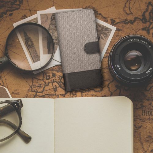 Husa pentru Samsung Galaxy S8, Textil, Gri, 40984.22