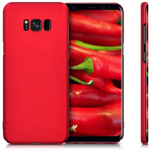 Husa pentru Samsung Galaxy S8 Plus, Policarbonat, Rosu, 41801.36