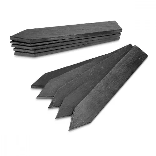 Set 10 Etichete de gradina din ardezie Navaris pentru plante, 42174