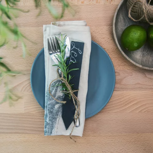 Set 10 Etichete de gradina din ardezie Navaris pentru plante, 42174