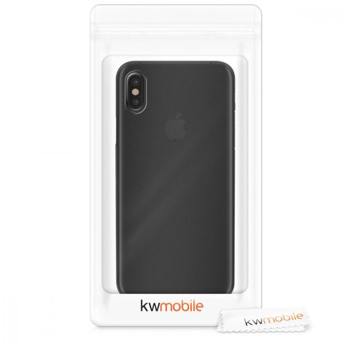 Husa Kwmobile pentru Apple iPhone X/iPhone XS, Plastic, Negru, 42506.01