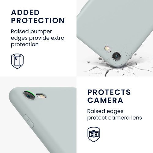 Husa pentru Apple iPhone 8 / iPhone 7 / iPhone SE 2, Silicon, Gri, 39458.70