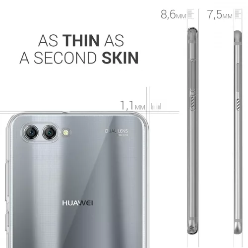 Husa pentru Huawei Nova 2s, Silicon, Transparent, 44013.03