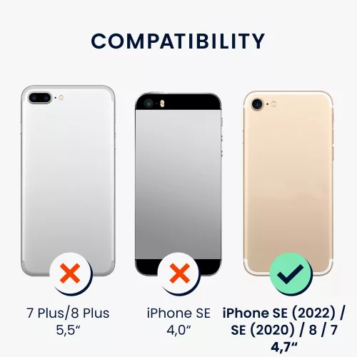 Husa pentru Apple iPhone 8 / iPhone 7 / iPhone SE 2, Silicon, Albastru, 40225.78