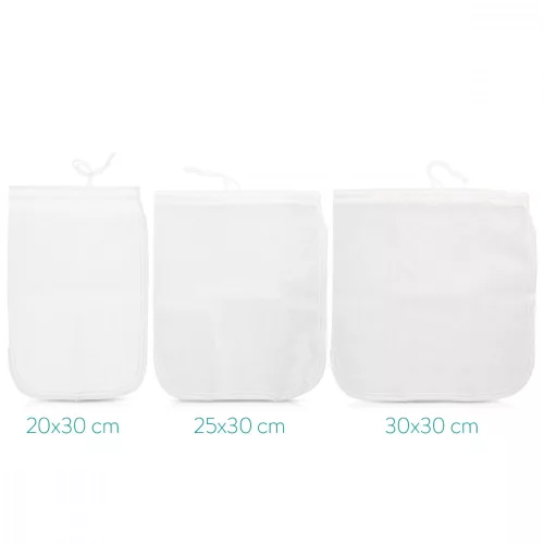 Punga pentru lapte organic de migdale Navaris, Reutilizabila, 25 x 30 cm, 44348.02