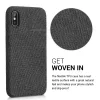Husa pentru Apple iPhone X / iPhone XS, Textil, Negru, 43479.01