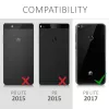 Husa pentru Huawei P9 Lite (2017), Textil, Rosu, 40893.04