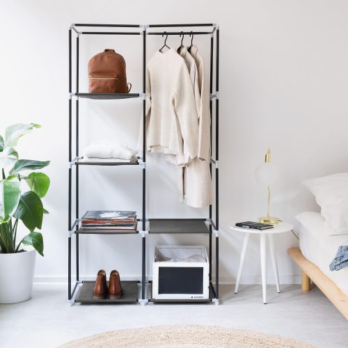 Dulap Navaris cu usa rulanta, 6 compartimente, 88 x 170 x 45 cm, 45294.01