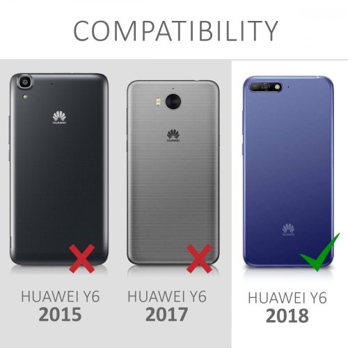 Husa pentru Huawei Y6 (2018), Silicon, Roz, 45286.02