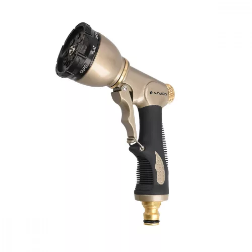 Pistol pentru stropit de inalta presiune Navaris, Ergonomic, 8 modele de pulverizare, 45304.02