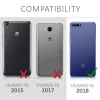 Husa pentru Huawei Y6 (2018), Silicon, Negru, 45556.01