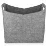 Cos de depozitare din pasla Navaris Basket, gri, 40 x 23 x 39.5 cm, 45832.19