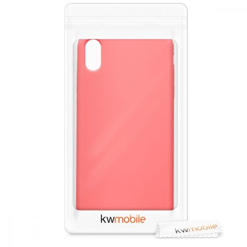 Husa pentru Apple iPhone XS Max, Silicon, Roz, 45909.103