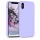 Husa pentru Apple iPhone X / iPhone XS, Silicon, Mov, 46313.108
