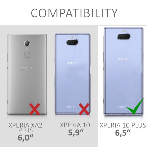 Folie de protectie pentru Sony Xperia 10 Plus, kalibri, Fata, Negru, 46614.1