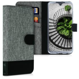   Husa pentru Motorola Moto G7 / Moto G7 Plus, Textil, Gri, 47487.01