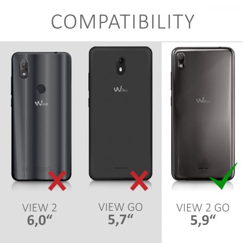 Husa pentru Wiko View 2 Go, Silicon, Transparent, 47112.02