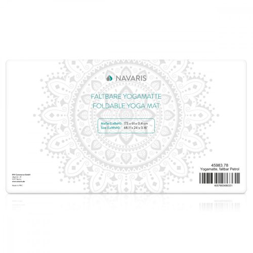 Saltea de yoga pliabila Navaris, 173 x 61 cm, 45983.78