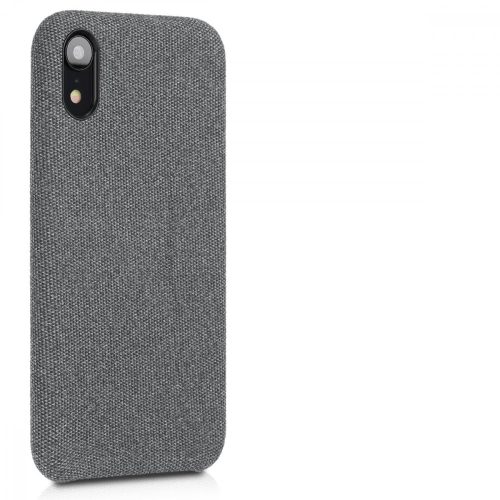 Husa pentru Apple iPhone XR, Textil, Gri, 46974.02