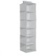 Organizator imbracaminte suspendat, 5 rafturi, 30 x 30 x 126 cm, 46267.22.1
