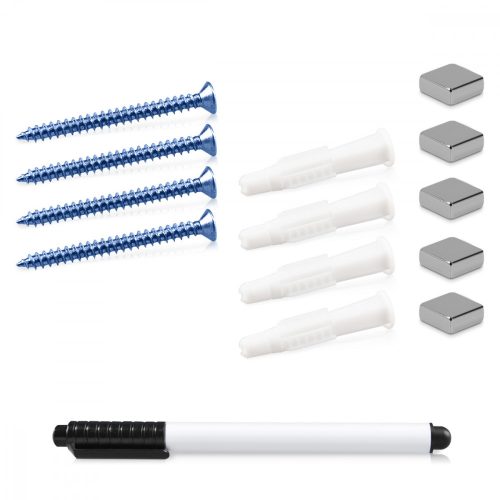 Tabla magnetica Navaris, 90 x 60 cm, marker, 5 magneti, 45723.07