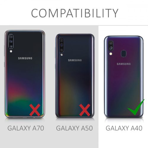 Husa pentru Samsung Galaxy A40, Lemn, Maro, 48551.18