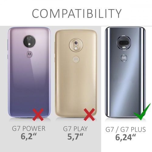 Husa pentru Motorola Moto G7 / Moto G7 Plus, Silicon, Mov, 47485.115