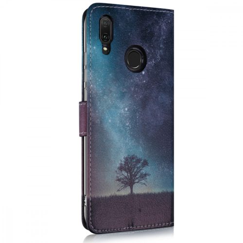 Husa pentru Huawei Y9 (2019), Piele ecologica, Multicolor, 48780.03