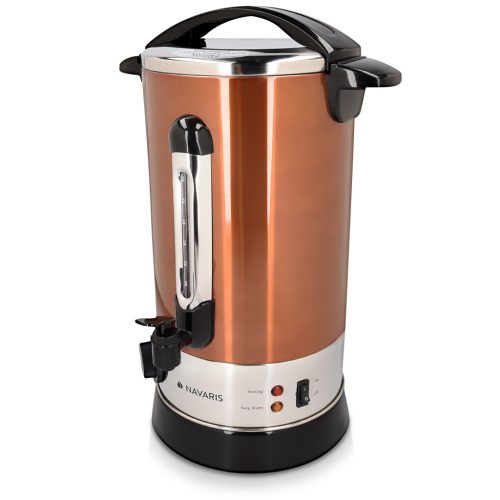 Fierbator vin fiert si apa calda Navaris, 10 L, 1650 W, serviciu bauturi, auriu, metal