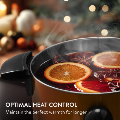 Fierbator vin fiert si apa calda Navaris, 10 L, 1650 W, serviciu bauturi, auriu, metal