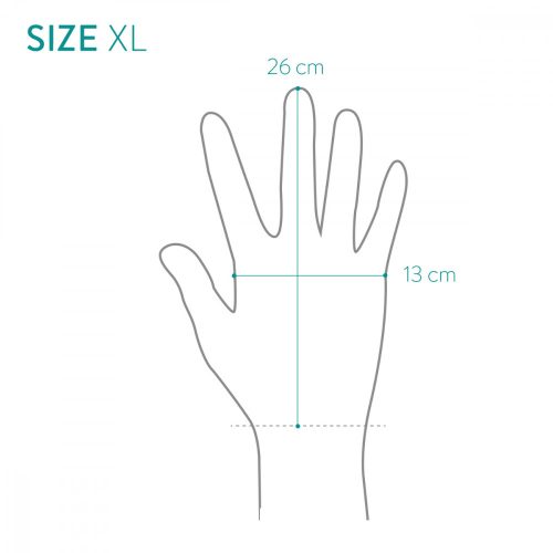 Manusi de gradinarit din piele naturala Navaris, Marime XL, Tesatura 3D, 49175.4