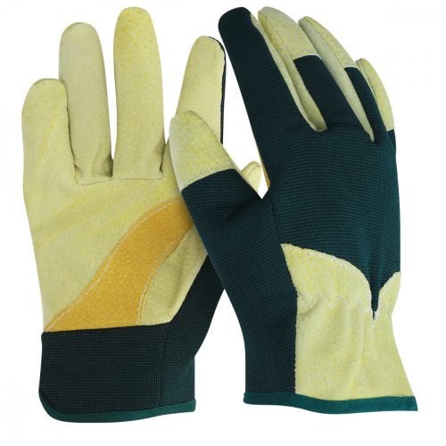 Manusi de gradinarit din piele intoarsa Navaris, Marime M, Tesatura Spandex, 49174.02